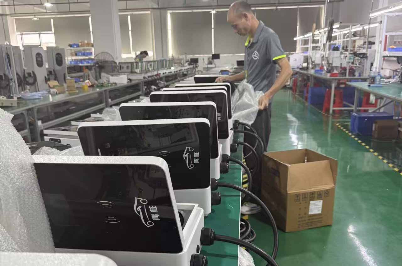 交流樁生產(chǎn)車間